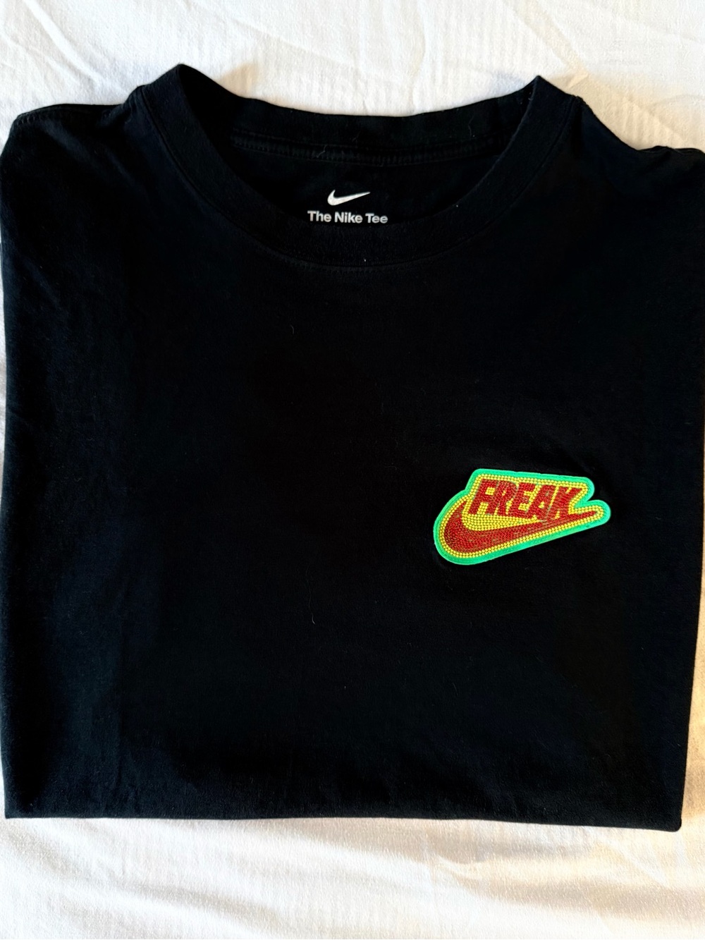 NIKE Giannis “FREAK” Antetokounmpo Basketball Black T-Shirt Size: Large